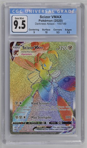 Scizor VMAX graded CGC 10 for sale on eBay