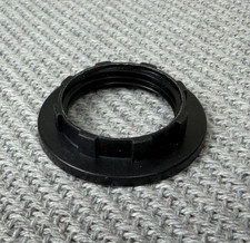 Threaded Lampshade Retainer Ring for Light Fittings E14 43mm – UK Seller - Black