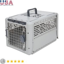 Collapsible Travel Dog Kennel Portable Plastic Crate Small Pets up to 20lbs New