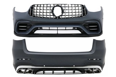 Mercedes GLC SUV Facelift X253 2020+ GLC63 Bodykit Stoßstange vorne & hinten + Spitzen