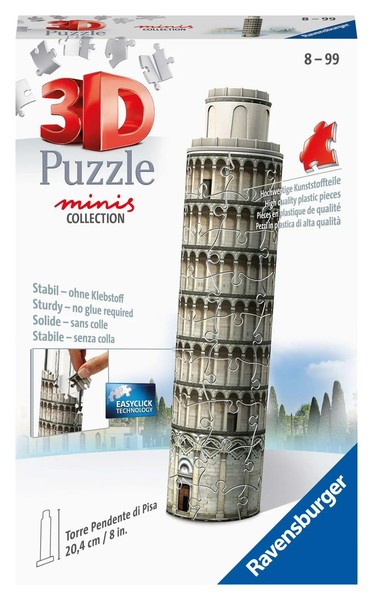 Ravensburger 3D Puzzle 11247 - Mini Schiefer Turm Von Pisa - Miniaturversion...-image