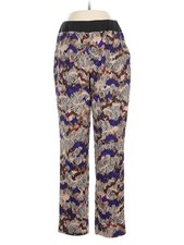 LOGO by Lori Goldstein Women Blue Casual Pants 8