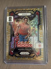 2026 Panini Monopoly FIFA World Cup Andres Iniesta Gold Classic /500