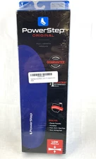Powerstep Original Full Length Orthotic Insole - Blue New In Box, Size D