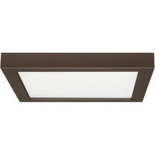 Satco S21516 Heartland LED 9 inch Bronze Flush Mount Ceiling Light, BLINK
