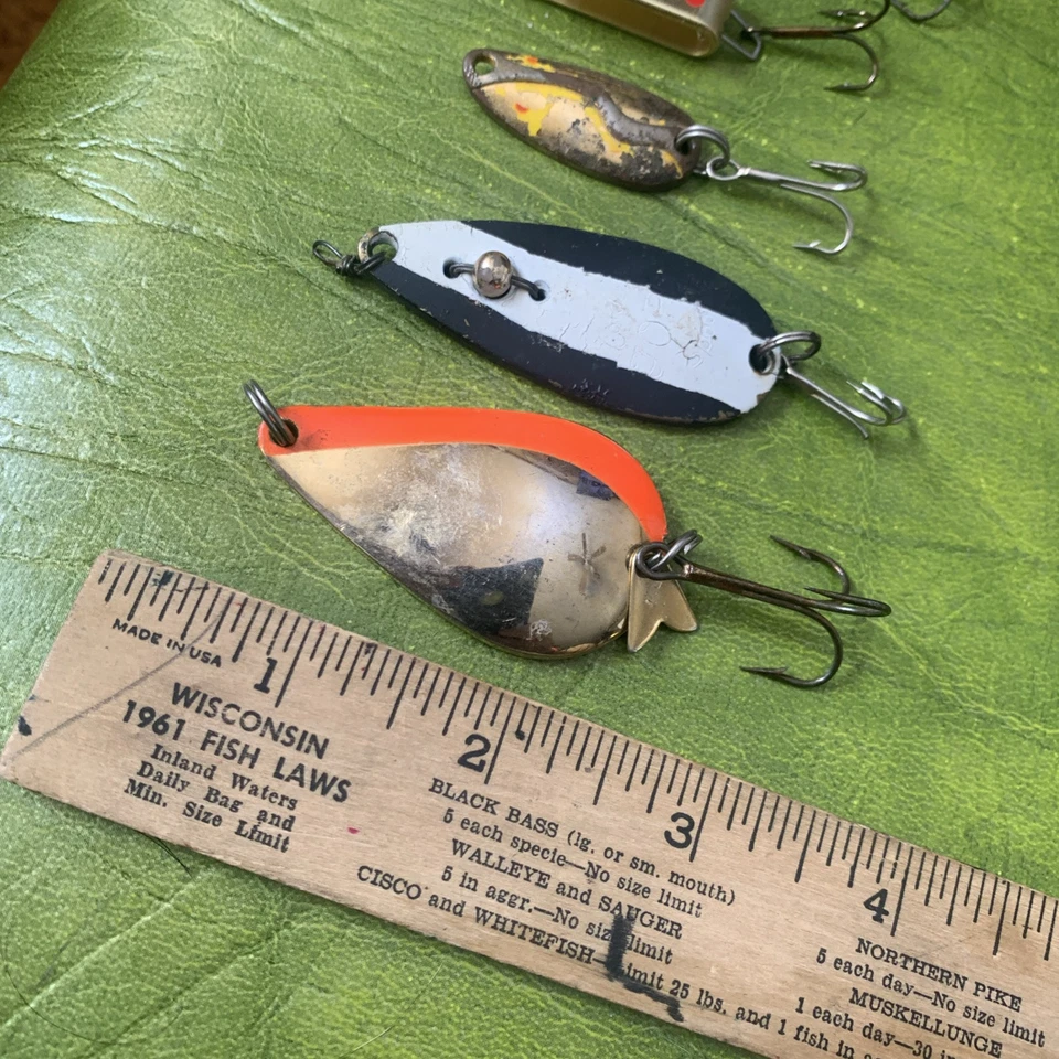 SEÑUELOS DE PESCA VINTAGE K.O. CUCHARAS WOBBLER CORDELL KAMLOOPER THOMAS CYCLONE Foto 2 de 4