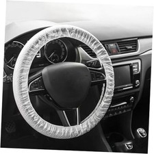 Disposable Steering Wheel Covers, Transparent Car Translucent-50pcs