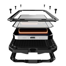 For iPhone 17 Pro Max/17 Pro Metal Case Heavy...