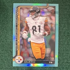 2025 Topps Chrome  Jonnu Smith Teal Refractor #257 /299 Steelers Football