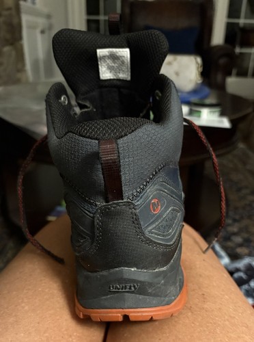 Merrell Men’s Capra Bolt Mid Waterproof Boots J35723 Sz 14 Black/navy - Picture 5 of 24