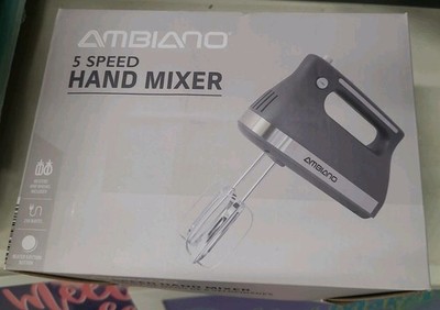 Ambiano 5 Speed Hand Mixer Electric Kitchen Mixer with Beaters New in Box