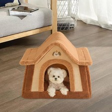 Dog House Puppy Cave Sofa Cozy Portable Pet Supplies Non Slip Bottom Detachable