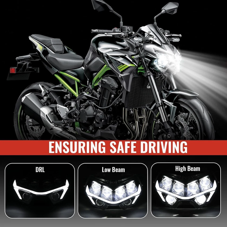 LED Scheinwerfer Abblendlicht Für Kawasaki Z900 / Z H2 / Z400 / Z650 2020-2024  - Bild 3 von 4