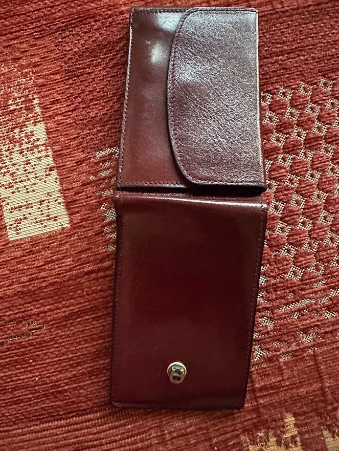 Geldbörse Etienne Aigner Leder 60er Jahre Leder, kleinbörse, sehr guter Zustand - Bild 4 von 4