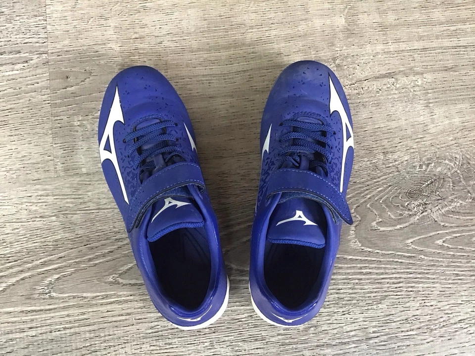 Mizuno Wave Select Nine Jr Low Youth Size 3 Molded Baseball Cleats Boys 320581  - Image 4 of 4