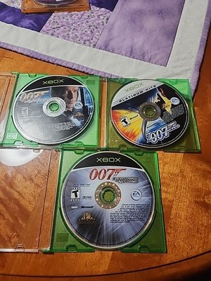 James Bond 007 Game Lot Of 3 Microsoft Xbox Nightfire TESTED WORKING Disc Only 