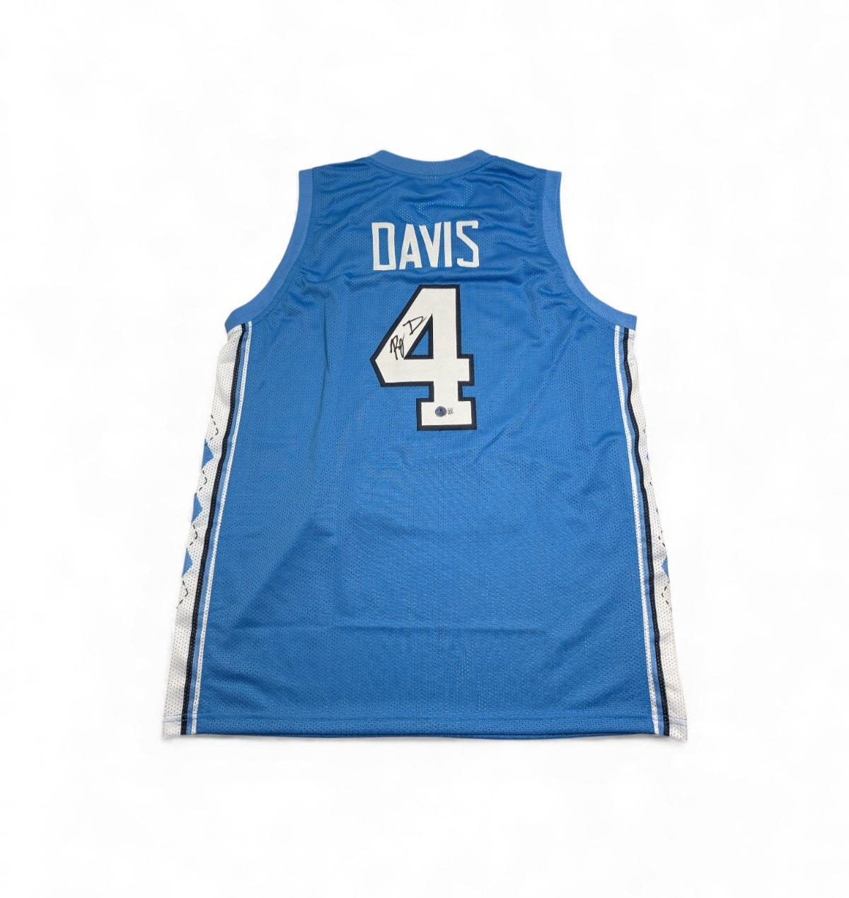 RJ Davis Autographed Signed North Carolina Tar Heels CUSTOM Jersey XL Beckett 
