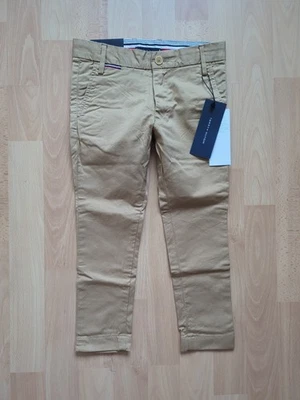 Tommy Hilfiger Jungen Hose Chino braun Größe 4 / 104 - Bild 1 von 4