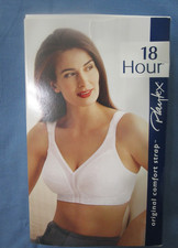 Playtex 18 Hour 4693 Wirefree Cushioned Comfort Strap Bra White 42B NWT