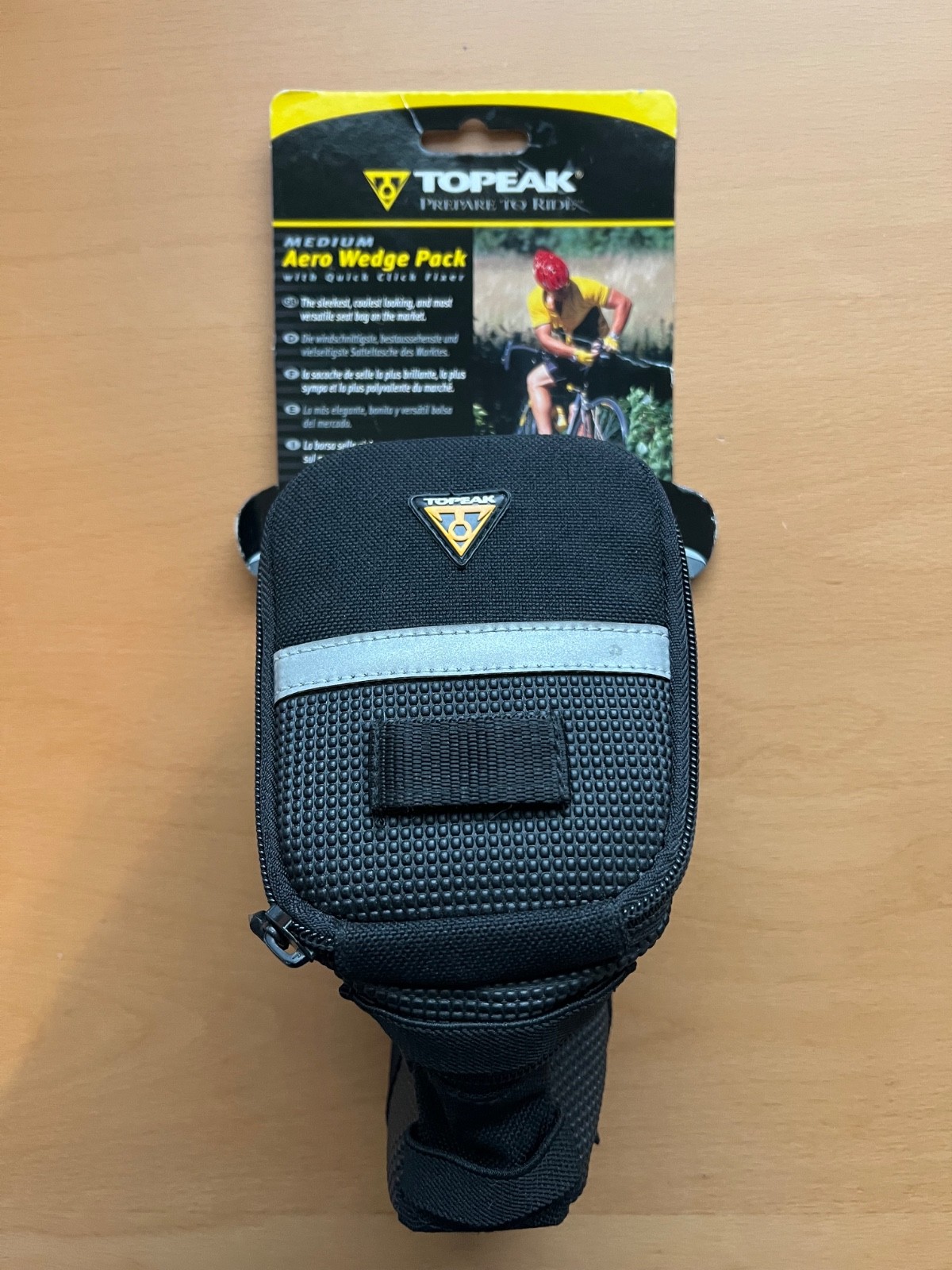 Topeak Aero Wedge Seat Bag - QuickClick, Medium, Black  TC22