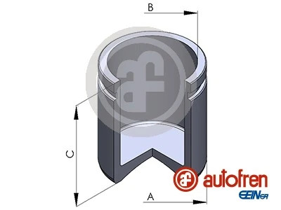Kolben, Bremssattel Autofren Seinsa D02561 FüR VW Seat Renault Mazda-image