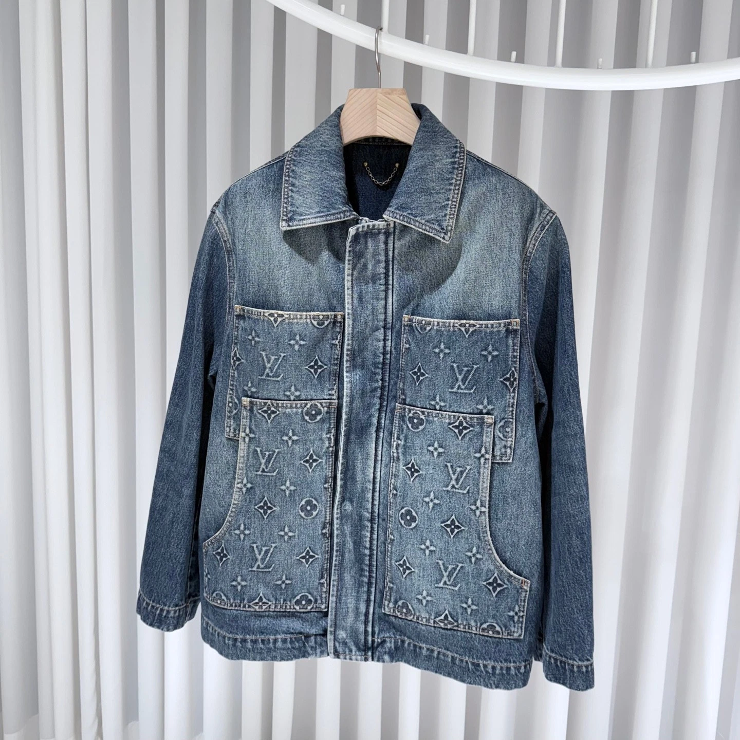 LOUIS VUITTON（LV） Louis Vuitton Monogram Carpenter Giacca Denim 48 137586369