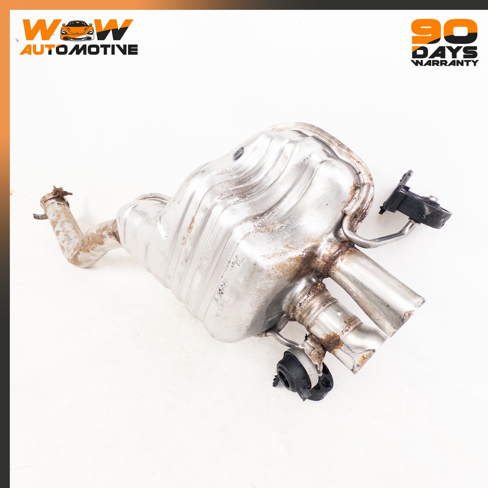 04-13 BENTLEY CONTINENTAL GTC GT REAR LEFT EXHAUST MUFFLER ASSEMBLY OEM