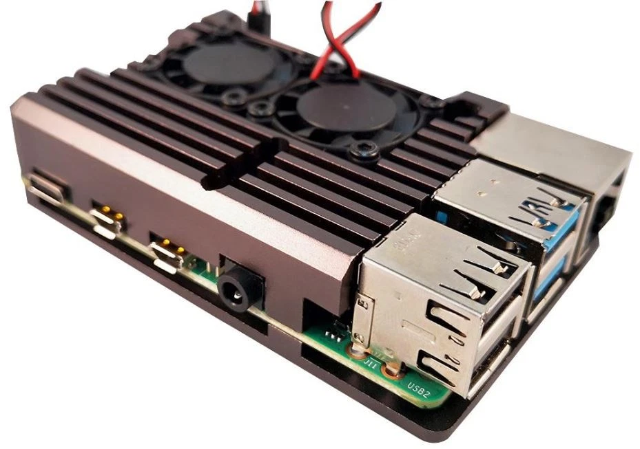 CYNTECH - Kes Penyejuk Aktif untuk Raspberry Pi 4, Warna Gunmetal - Image 3 of 3