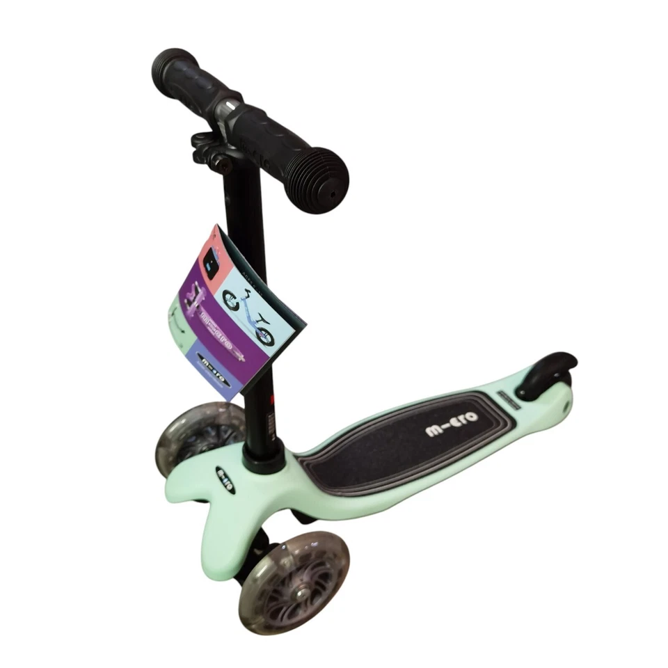 Micro Mini 3in1 Deluxe Lite LED Roller Sitz 1-5 Jahre Scooter verstellbar L20 - Bild 3 von 4