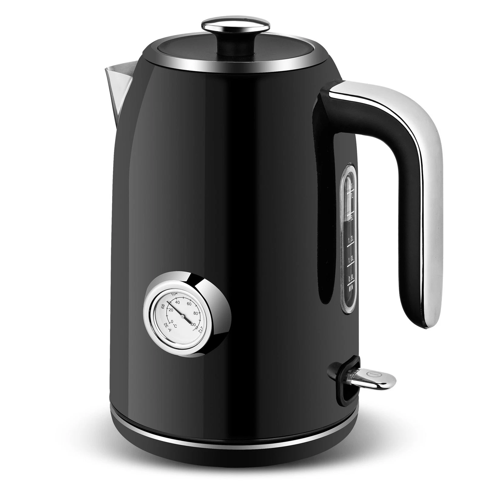 Electric Kettle, 1.7L Stainless Steel Tea Kettle with Temperature Gauge, 1500...