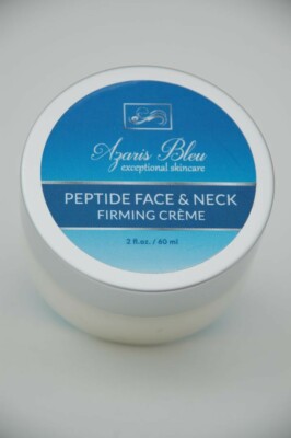 AZARIS BLEU PEPTIDE FACE & NECK FIRMING CREME ORGANIC NATURL ANTI-AGING SKINCARE
