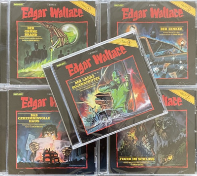 XL Edgar Wallace Krimi Hörspiel Paket 5 verschiedene Hörspiele !!!!