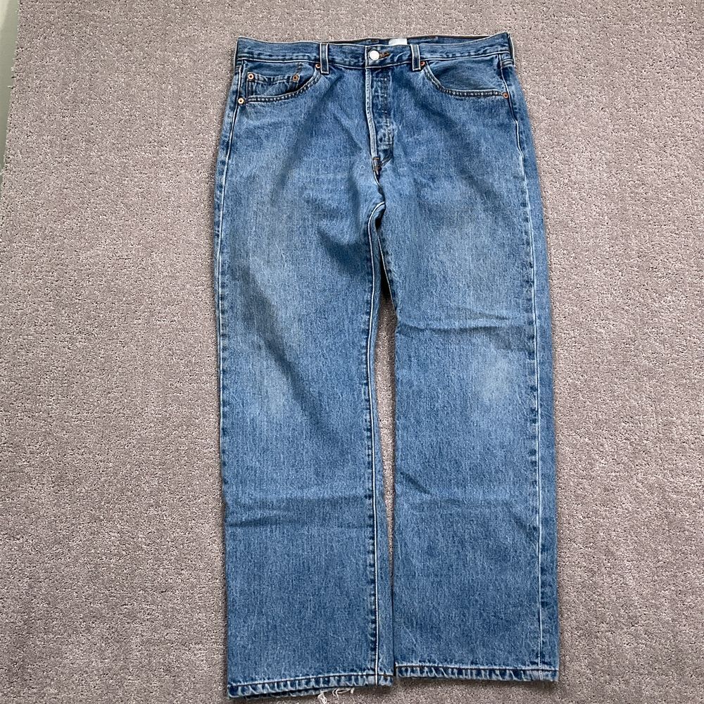 W35 Levi's 501 83年7月 USA製 653 Baldwyn Levi's 501 Vintage 5 Button Fly Light Wash Straight Leg