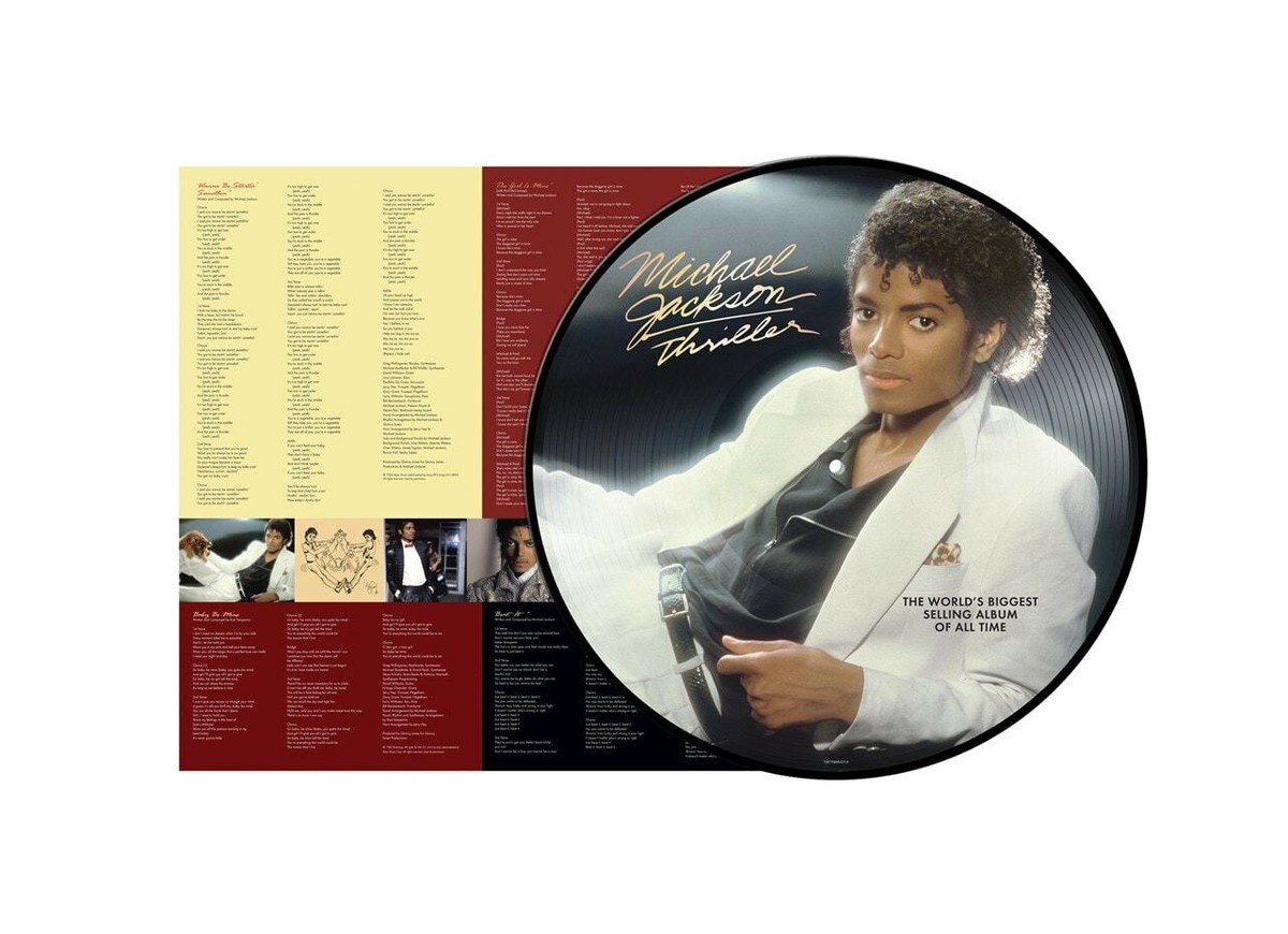 Michael Jackson THRILLER (886973533918) New Vinyl Picture Disc LP