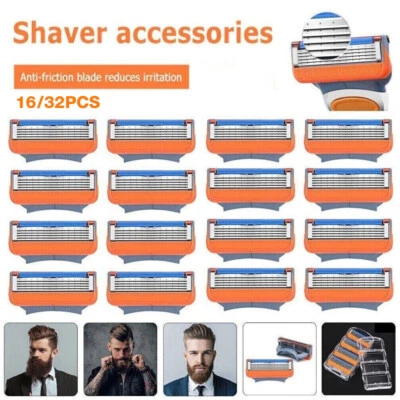 Cartuchos de cuchillas de afeitar Gillette Fusion 5 Power 16x 32x nuevos actualización sellados