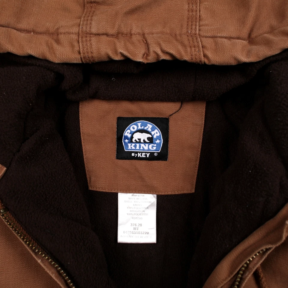 Chaqueta de Trabajo Polar King Vintage M Marrón Activo Foto 3 de 4