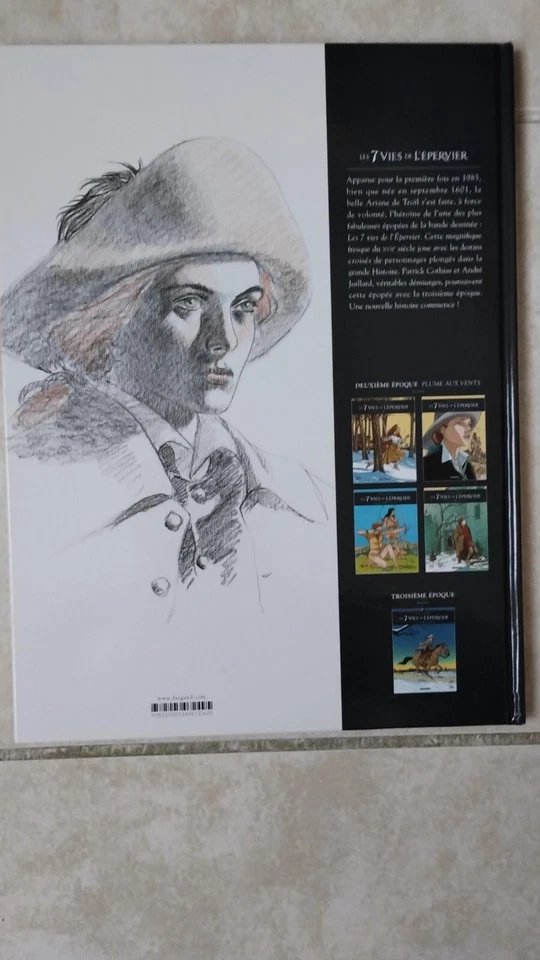 LES 7 VIES DE L'EPERVIER, 2ème époque T2 dédicacé JUILLARD - Photo 3/3