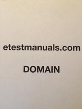 etestmanuals.com Domain for sale, owned over 20 years