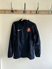 Sunderland AFC Mens Football  Jacket Size Small / Black Storm Fit Nike OFFICIAL