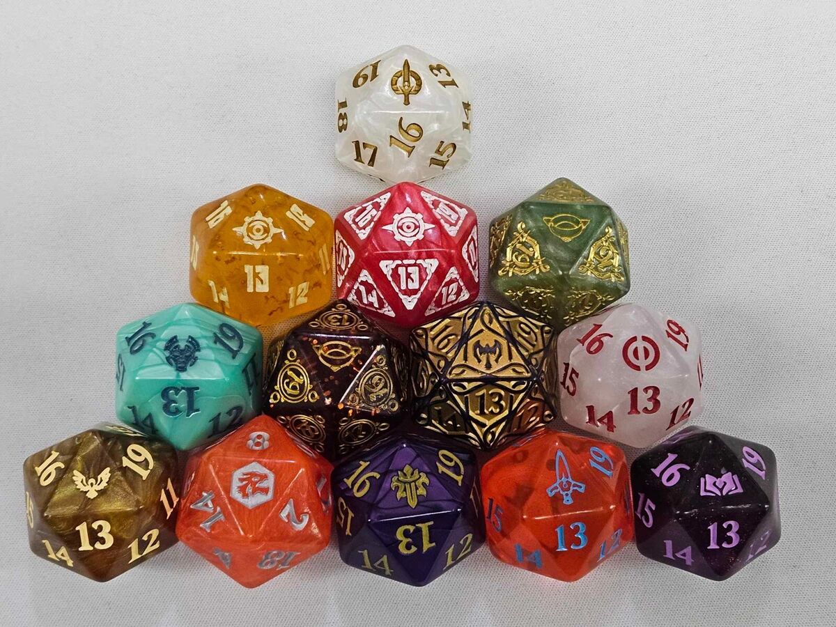 MTG Oversized Spindown Dice many variations you pick - Free MTG Oversized Spindown Dice many variations you pick - Free