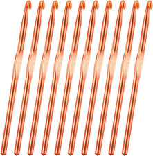 10Pcs 5.5Mm Aluminum Crochet Hook, Size I Size 9 Knitting Needles Craft Yarn,