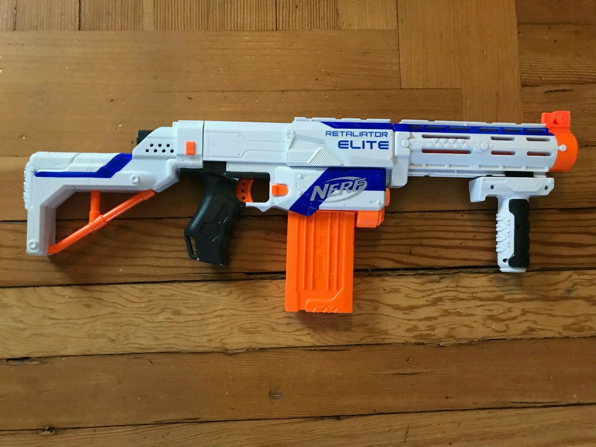 Nerf Retaliator Elite ブラスター Amazon.com: NERF N-Strike Elite Retaliator Blaster, Stock