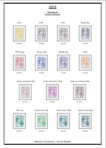 Album De Timbres A Imprimer Par Vos Soins Marianne Ciappa Et Kawena Ebay