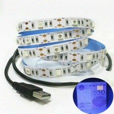 USB 5V 12V UV led strip light 395-405nm 5050 30led/m Flexible blacklight string