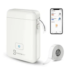 Label Maker Machine with Tape Portable Bluetooth Thermal Label Printer HP2 fo...
