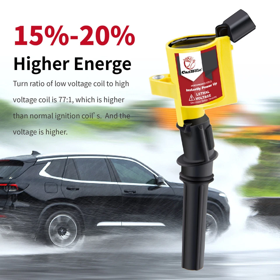 Комплект из 8 катушек зажигания для Mercury Mountaineer Grand Marquis V8 DG508 2000-2004 - Изображение 2 из 4