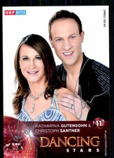Katharina Gutensohn & Christoph Santer Dancing Stars Autograph Card ## BC 7963