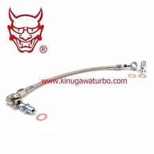 Turbo OilFeed Line Kit for NissanRB20DET RB25DET w/ Garrett GT3076R GT3582R T04Z