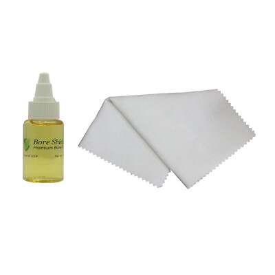 Clarinet, Oboe, Bassoon, Bore Oil, with Treated Polishing Cloth, Made in USA!
