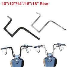 10" 12" 14" 16" 18" Rise Ape Hangers Handlebars Fit For Harley Softail Sportster